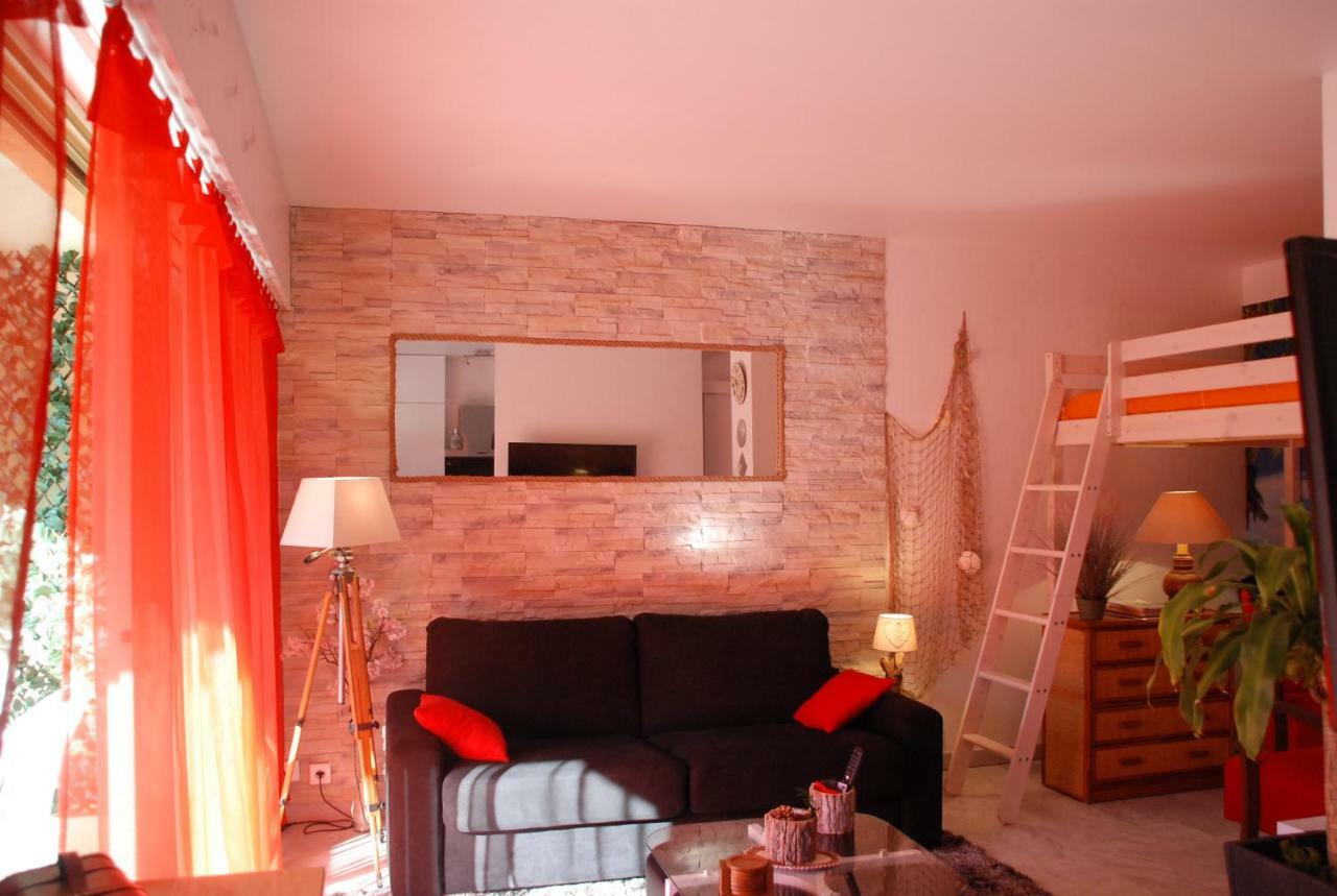 Studio - Juan les pins - proximité plages Antibes Exterior foto